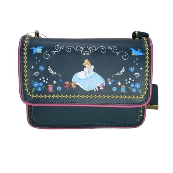 Loungefly Bags Loungefly Disney Cinderella Storybook Crossbody Bag